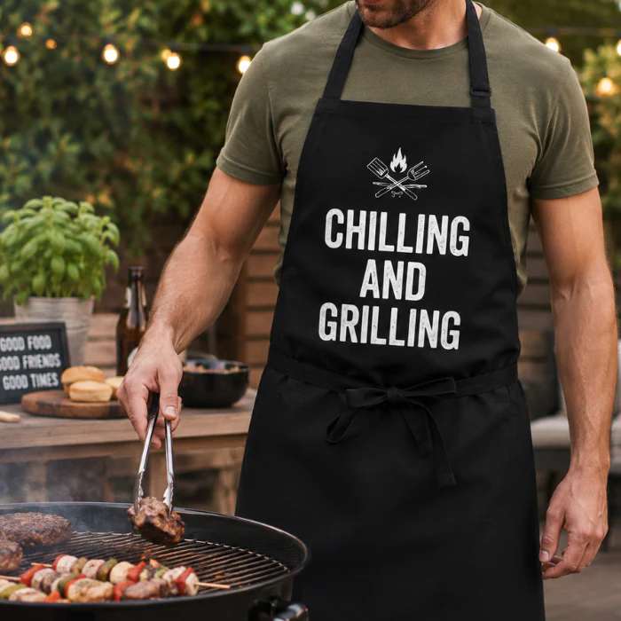 BBQ schort Chilling and Grilling