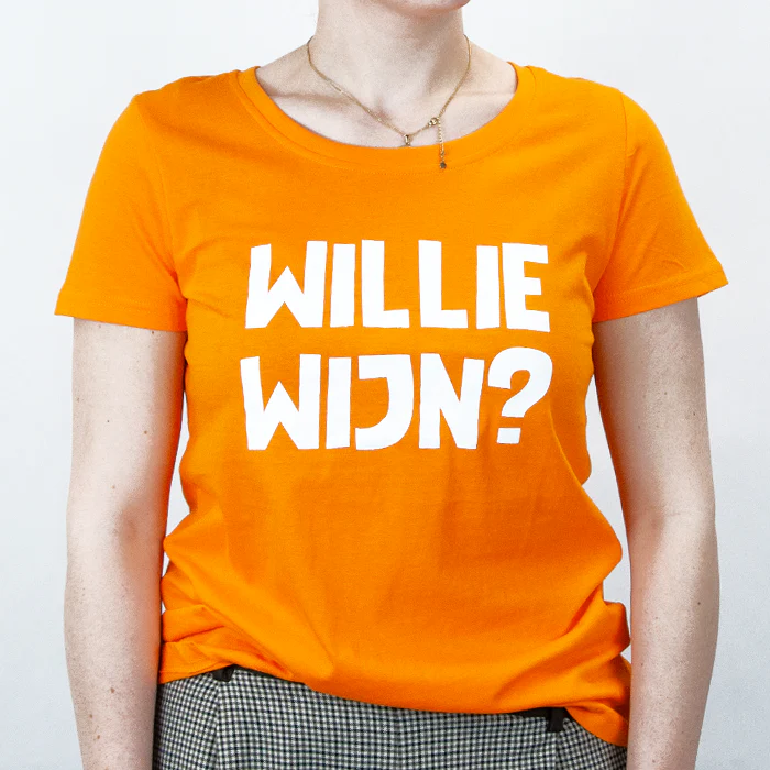 CZ T-shirt Oranje Willie Wijn? dames L/XL