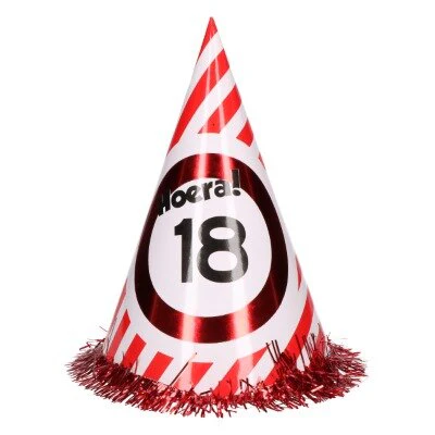 Feesthoed Hoera 18