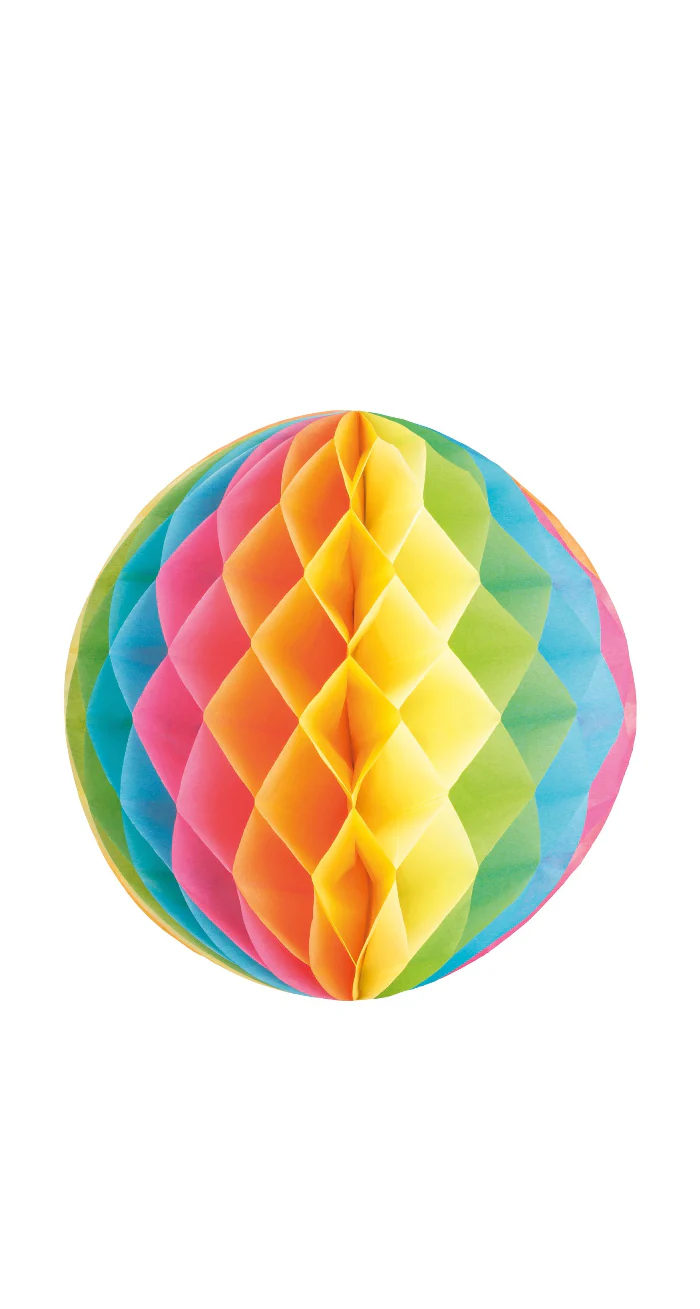 Honeycomb regenboog 15cm