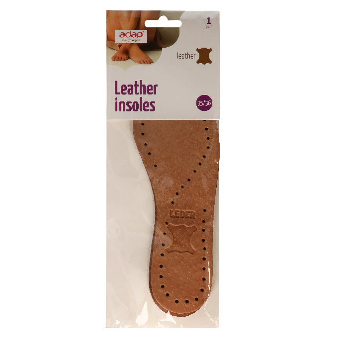 Inlegzolen Leer 35-36 2 stuks