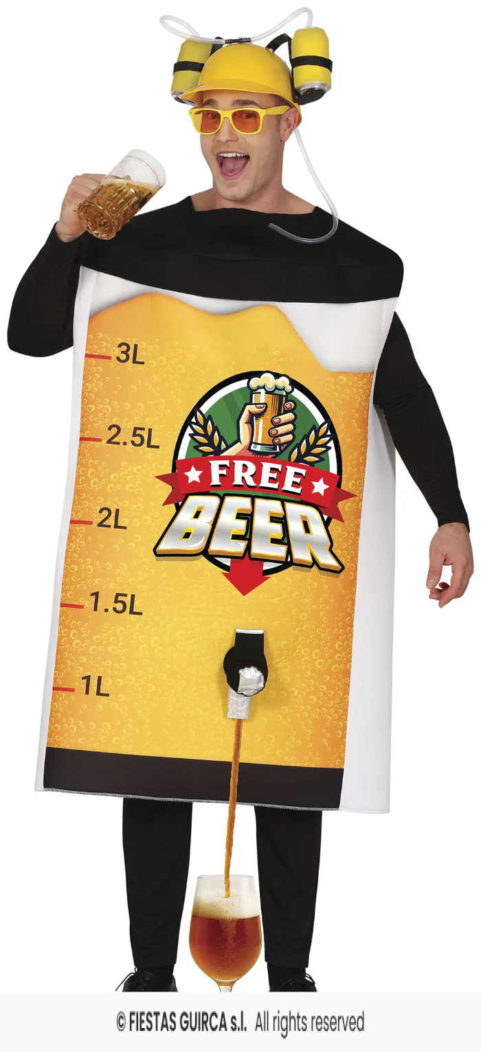Kostuum Biertap - maat L