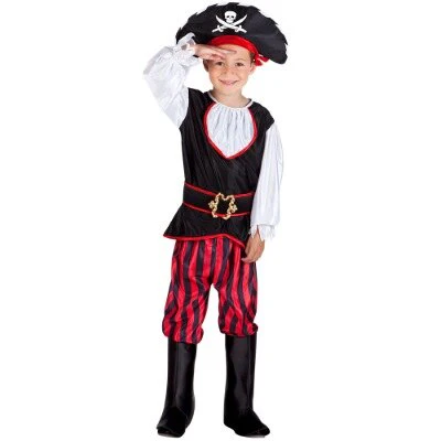 Kostuum piraat Tom meerkleurig jongen 4-6 jaar