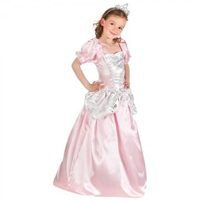 Kostuum prinses Rosabel roze/wit meisje 4-6 jaar