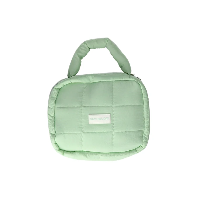 Make-up tas medium mint groen