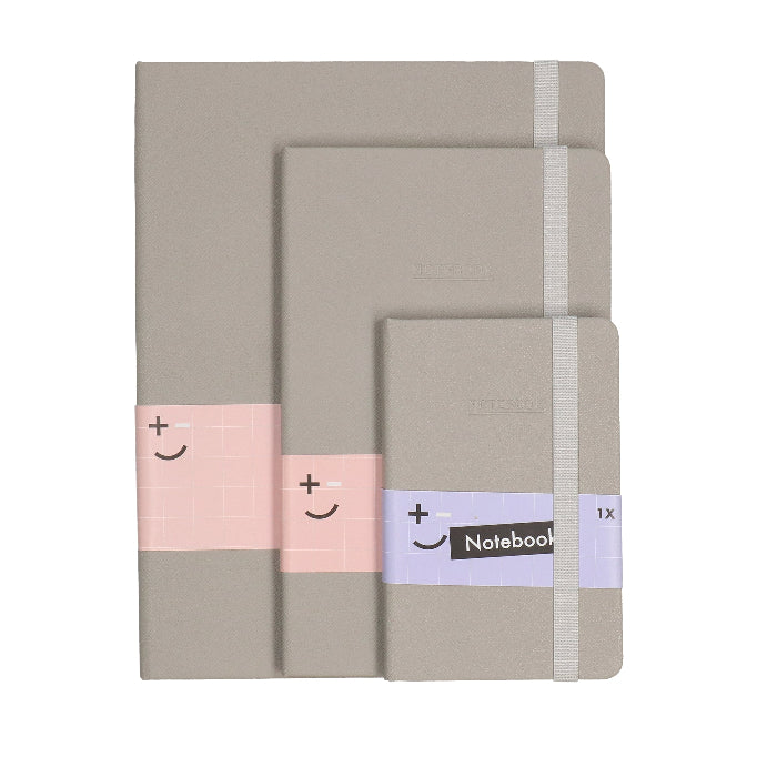 Notitieboek glitter grijs A6 - Image 2