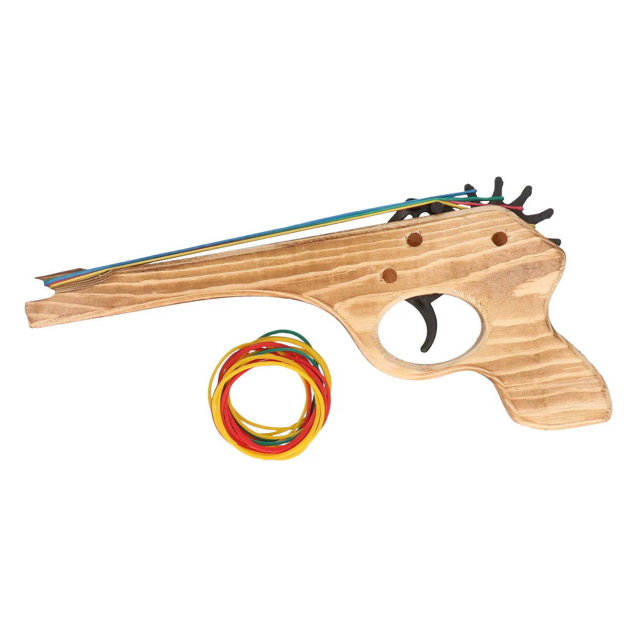 Pistool elastiek schieten hout