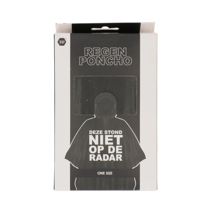Poncho Radar zwart/wit - Image 2
