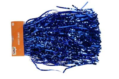 Rokje glitter folie blauw one size - Image 2