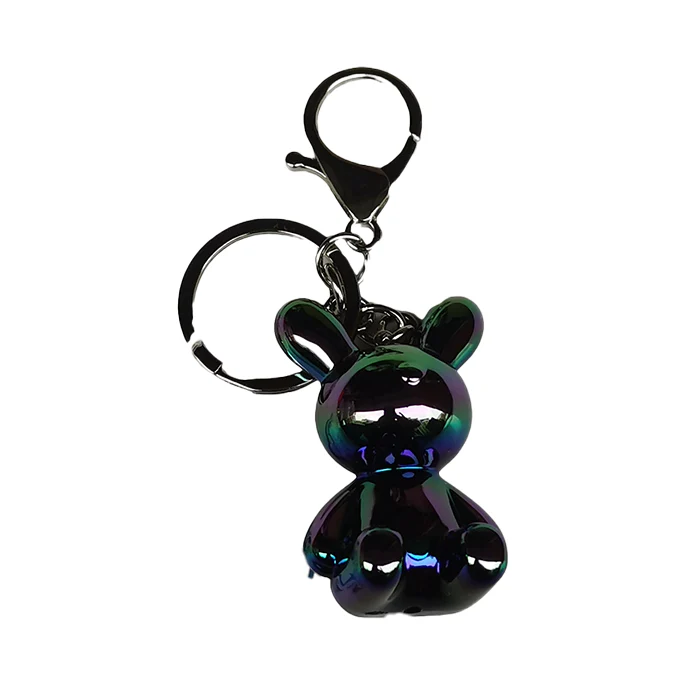 WW Keychain bunny metallic