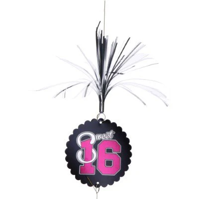 Slinger Sweet 16 zwart/roze/zilver 2m