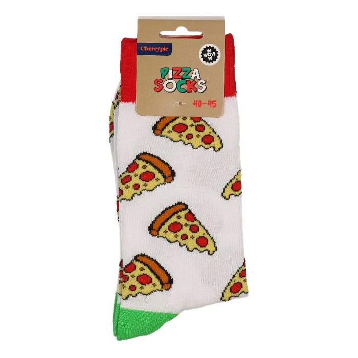 Sokken - funny pizza - maat 40-45