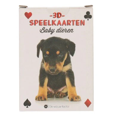 Speelkaarten 3D baby dieren - Image 2