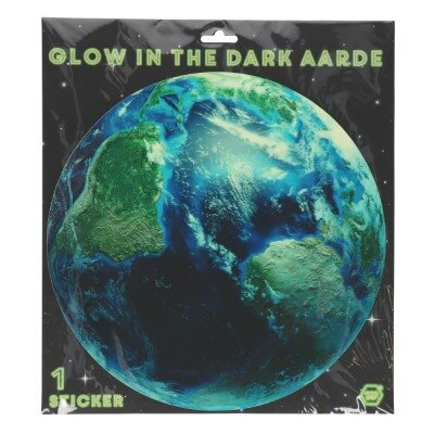 Sticker aarde glow in the dark