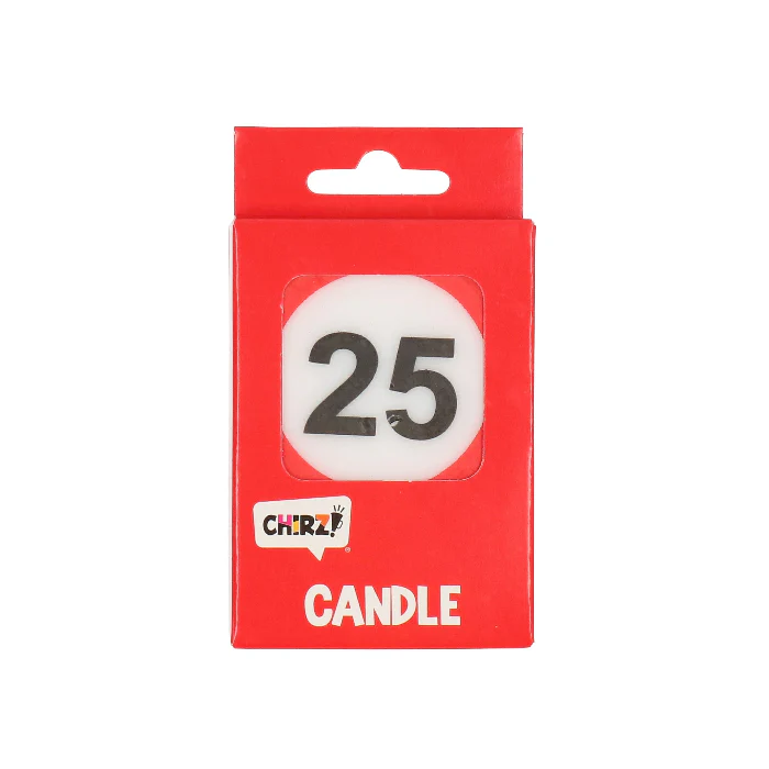 Taartkaarsje 25