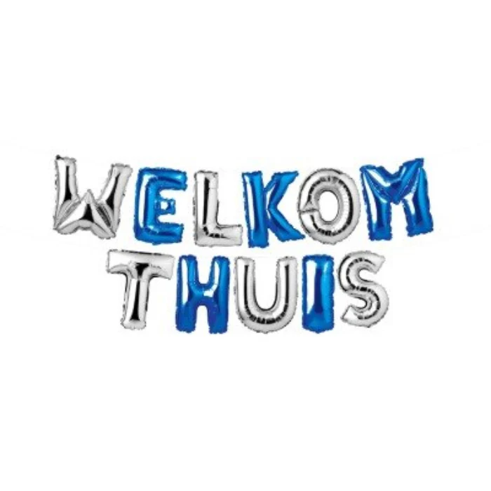 Welkom thuis folieballonnenslinger NL