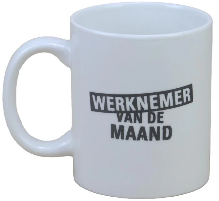 WJ WOW Mug Werknemer van de maand NL